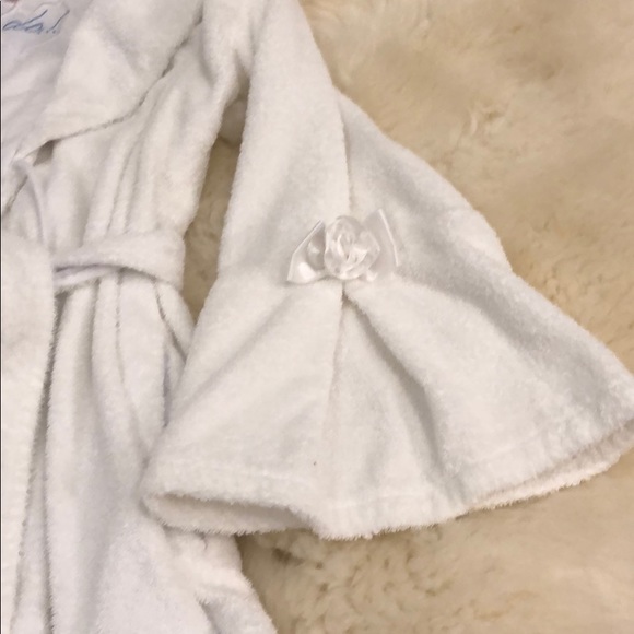 Betsey Johnson Bridal “I Do” Terry Robe - Picture 5 of 7